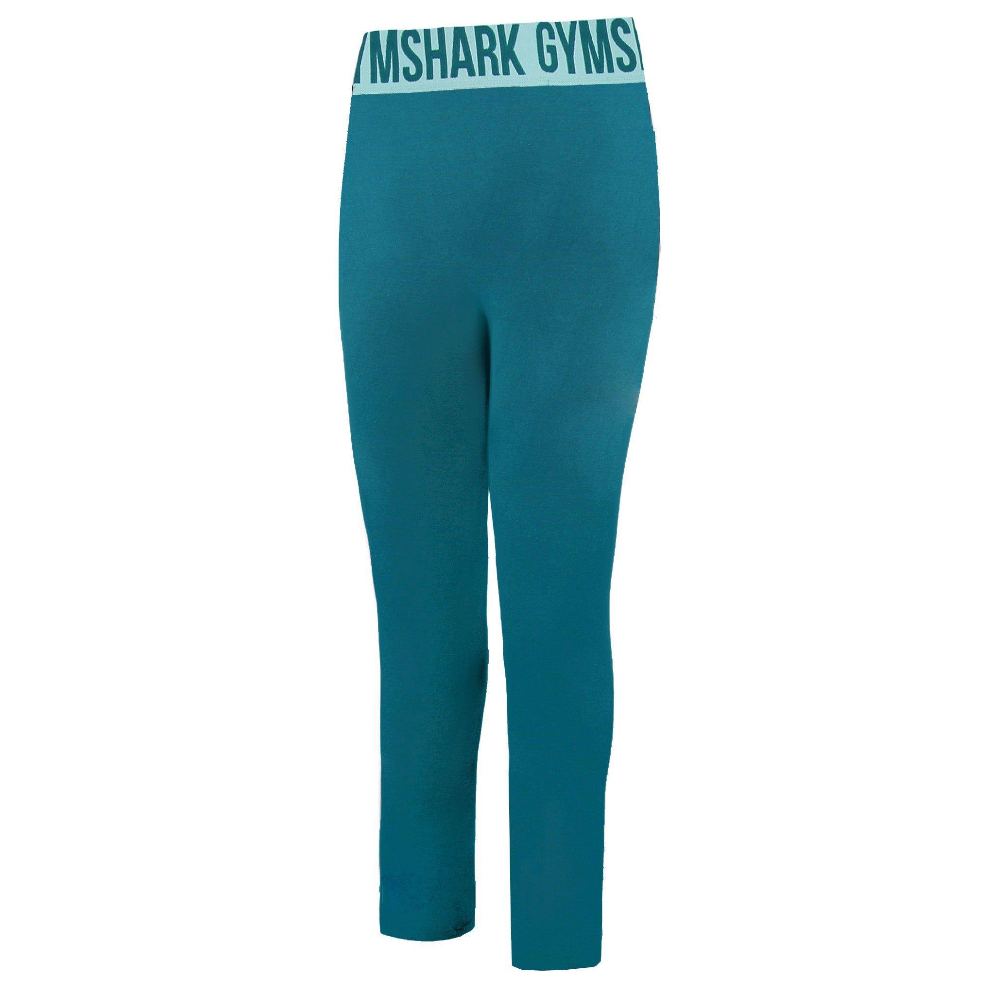 Flex Low Rise Green Fit Leggings by GYMSHARK