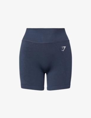 Interval Seamless Logo-Print Shorts by GYMSHARK
