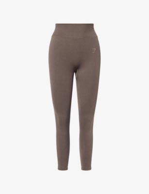 Lift Seamless Logo-Print Leggings by GYMSHARK