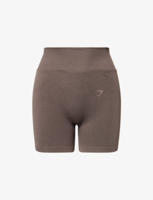 Lift Seamless Logo-Print Shorts by GYMSHARK