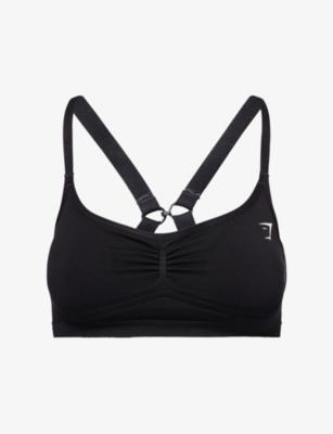 Lift Seamless Stretch-Woven Sports Bra by GYMSHARK
