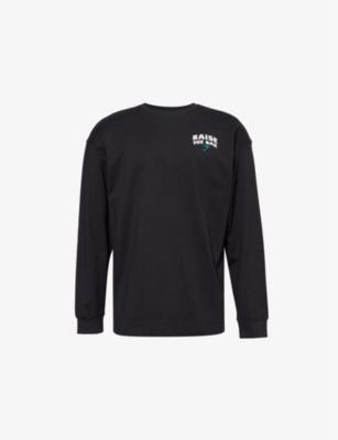 Raise The Bar Long-Sleeve Cotton-Jersey T-Shirt by GYMSHARK