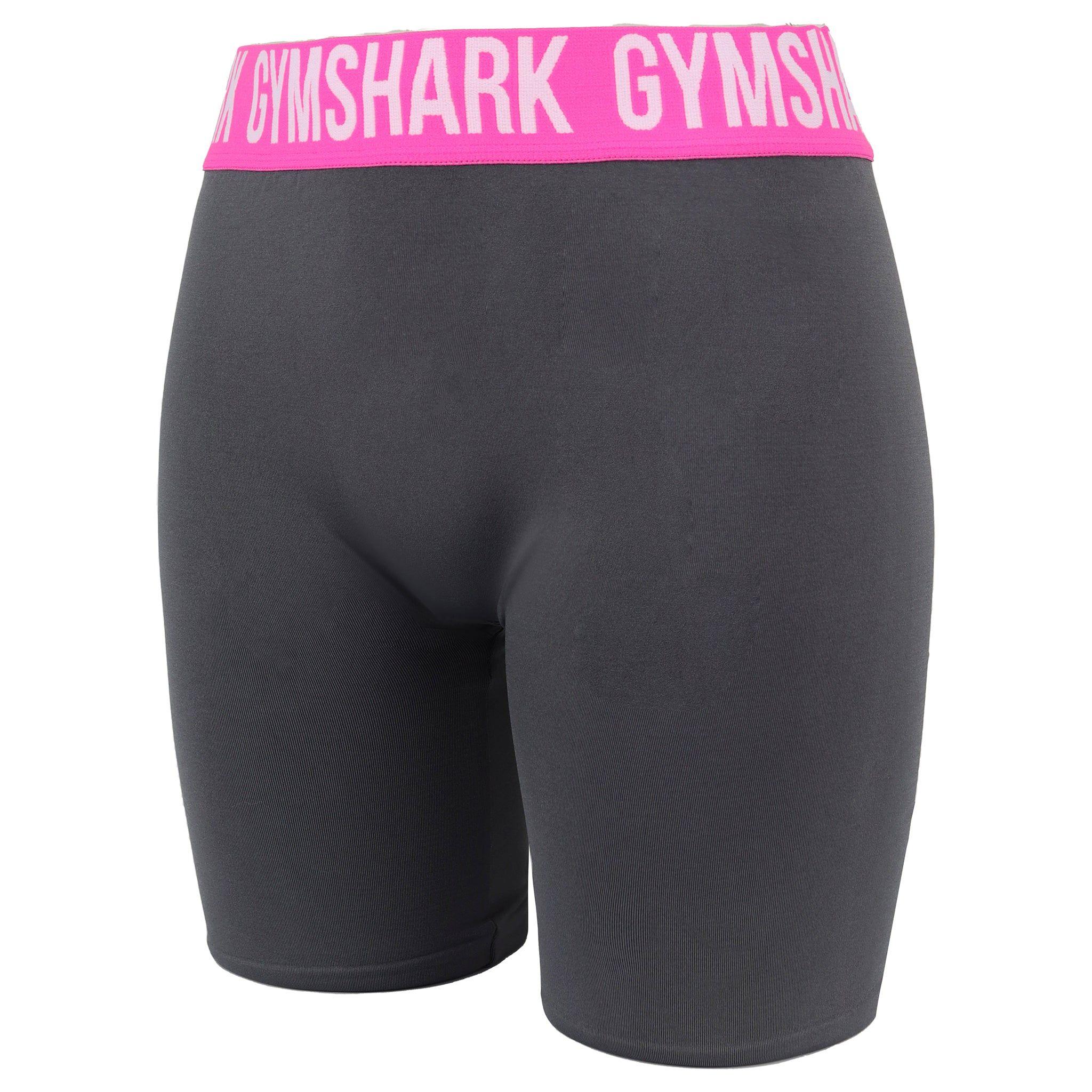 Seamless Grey Cycling Shorts by GYMSHARK