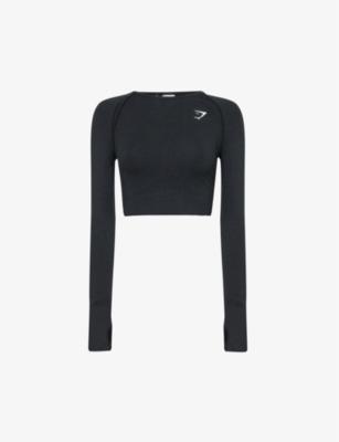Vital Seamless 2.0 stretch-jersey crop top by GYMSHARK