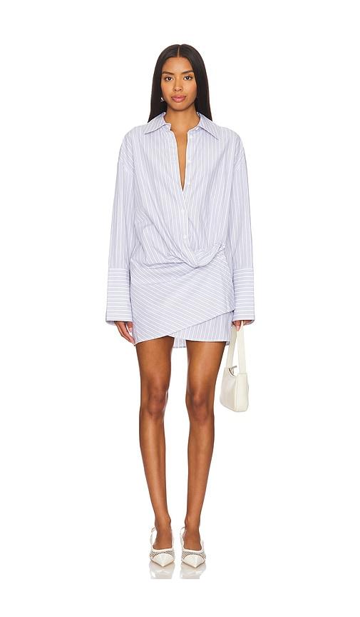 h:ours Faye Shirt Dress in Neutral by H:OURS