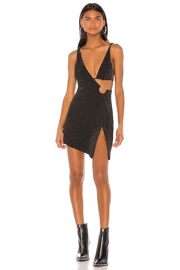 h:ours Rei Dress in Black by H:OURS