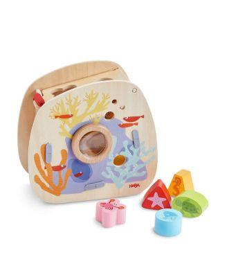 Underwater World Wooden Shape Sorter Toy - Age 18 Mo+ by HABA