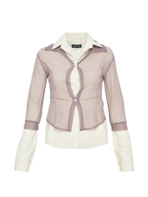 layered shirt by HACHE