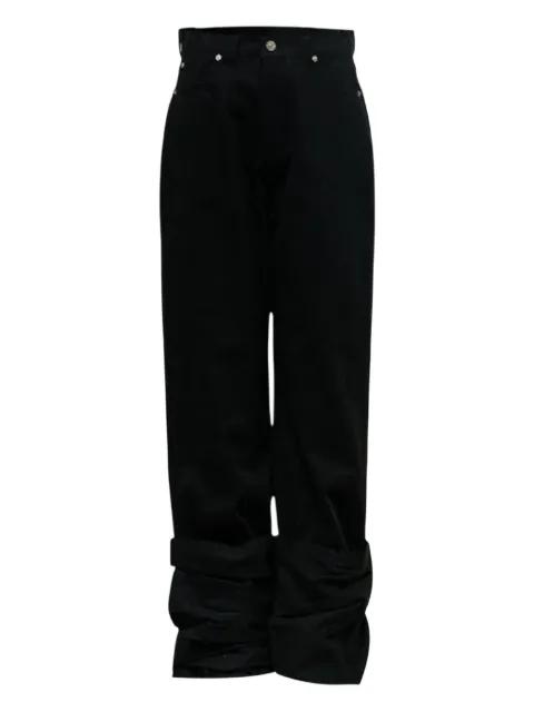 reverse cotton pants by HACHE