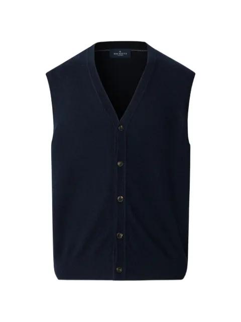 V-neck buttoned waistcoat by HACKETT