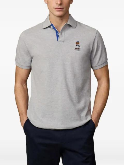 embroidered collar polo shirt by HACKETT