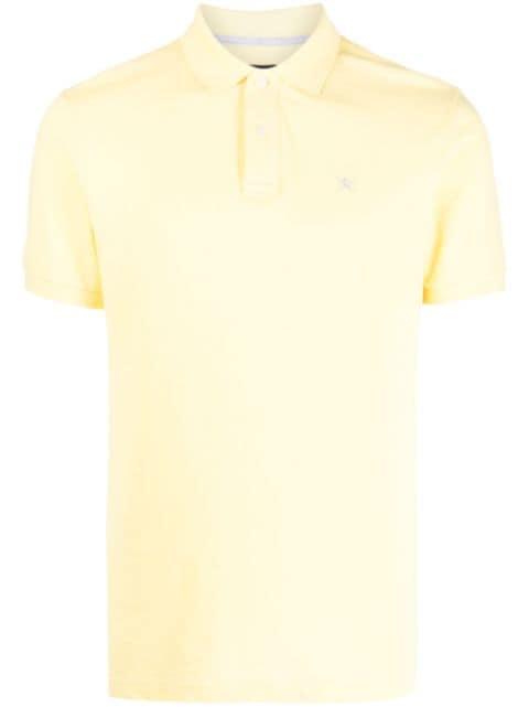 embroidered-logo cotton polo shirt by HACKETT