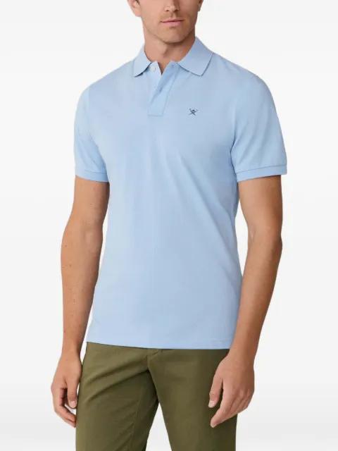 embroidered slim-fit polo shirt by HACKETT
