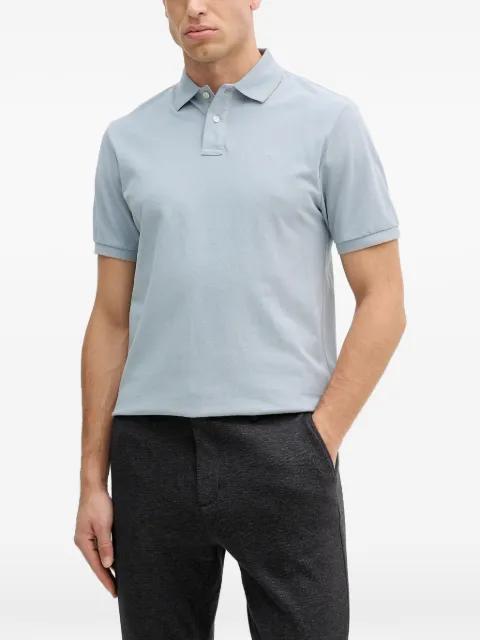 logo-embroidery polo shirt by HACKETT