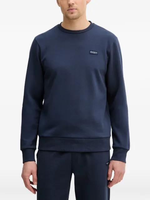 logo-patch sweatshirt by HACKETT