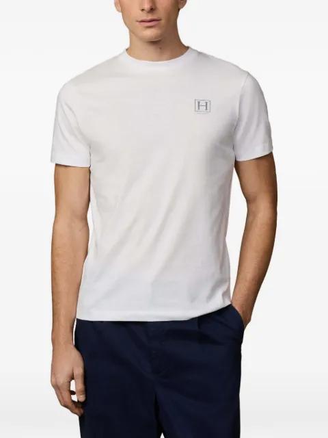 logo-print cotton T-shirt by HACKETT
