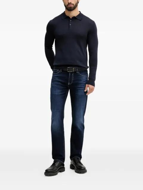 long-sleeve polo shirt by HACKETT