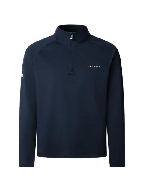 long-sleeved zipped sweatshirt by HACKETT