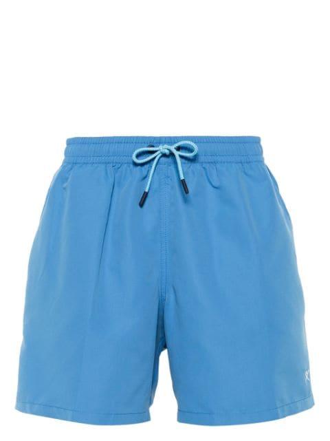 motif-embroidered swim shorts by HACKETT