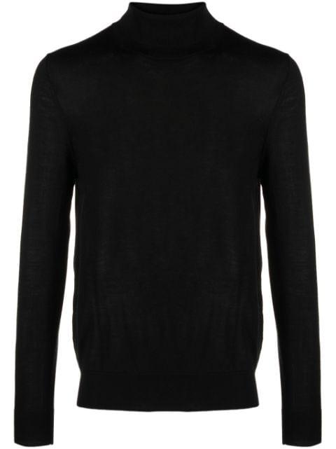 roll neck wool-blend jumper by HACKETT