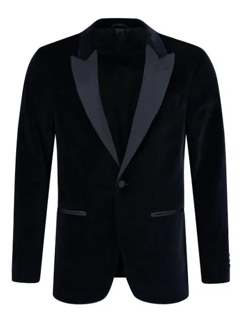 satin-trim blazer by HACKETT