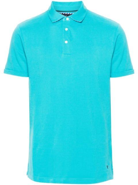 short-sleeve cotton polo shirt by HACKETT