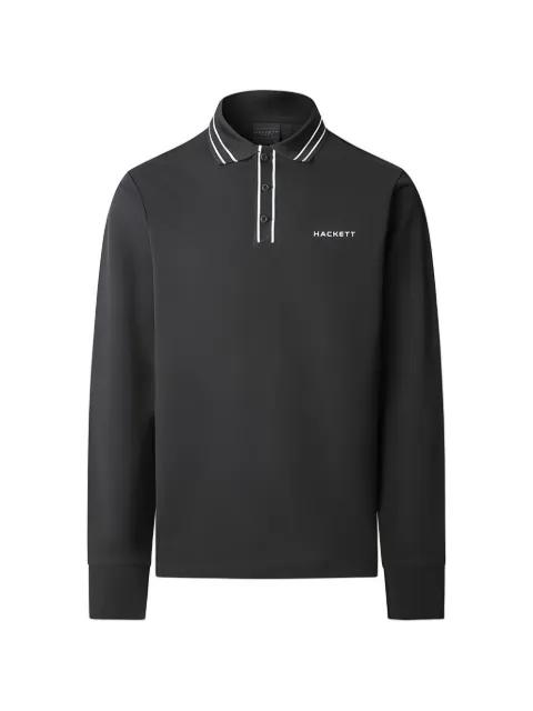 striped collar polo shirt by HACKETT