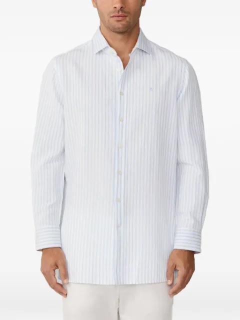 striped-pattern tailored-fit shirt by HACKETT