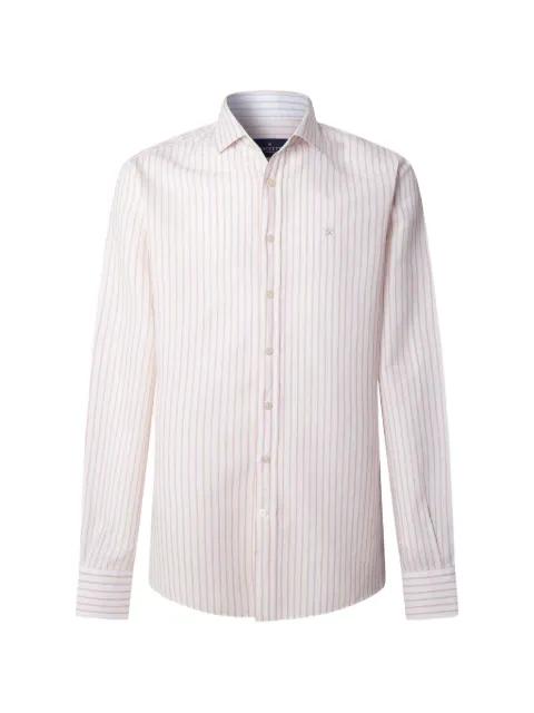 striped tailored-fit shirt by HACKETT