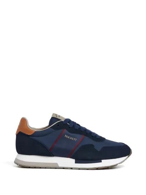 suede panelled sneakers by HACKETT
