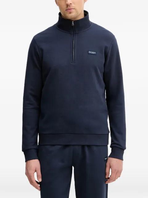 zip collar sweater by HACKETT