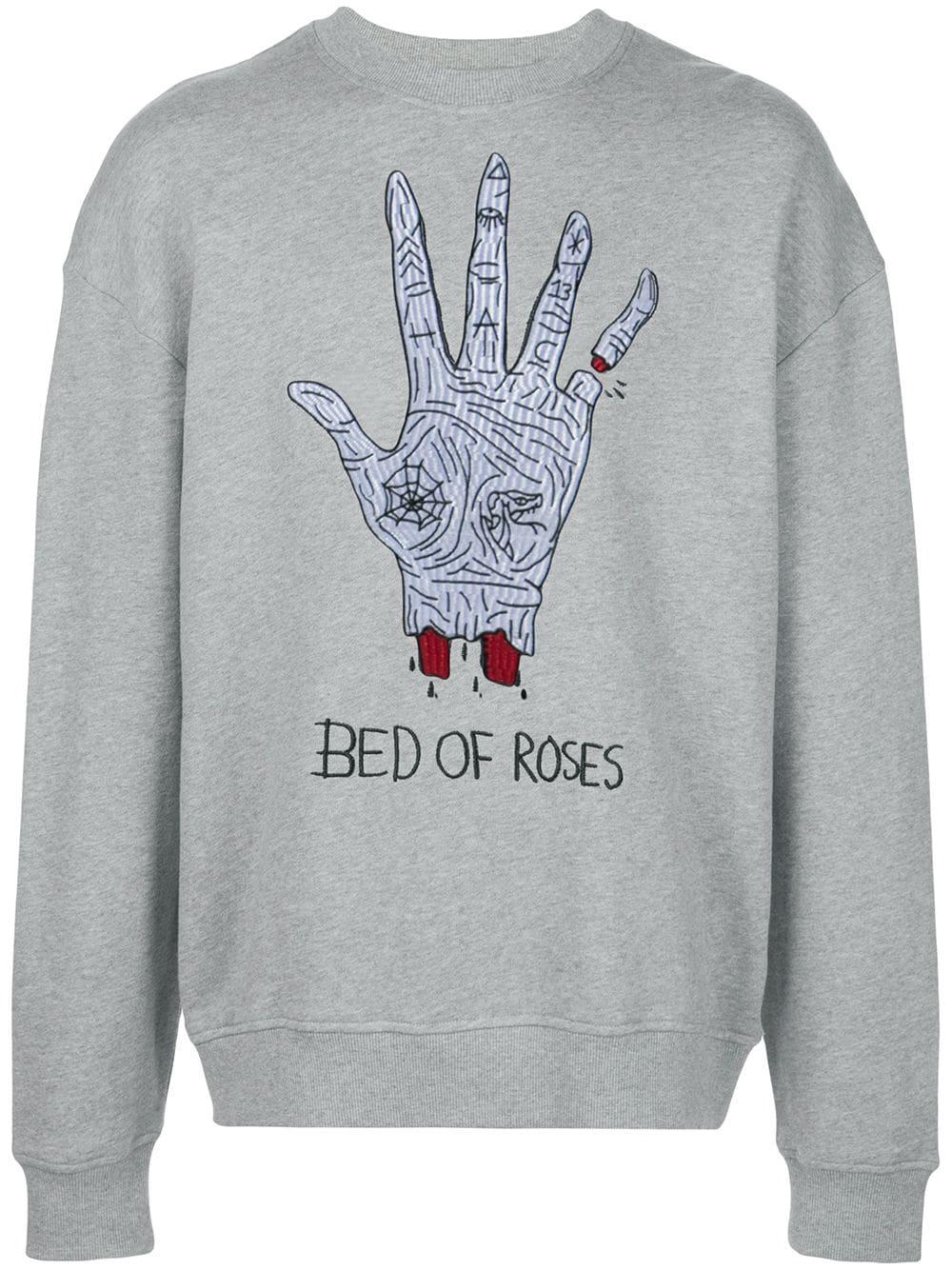 Bed Of Roses jersey sweatshirt by HACULLA