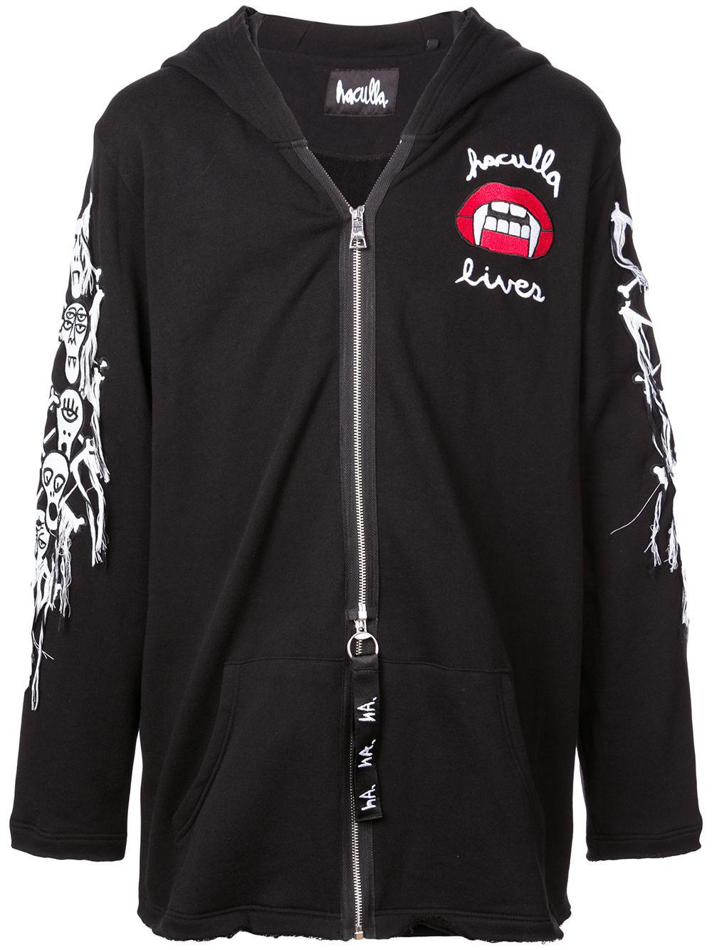 Captive zipped hoodie by HACULLA
