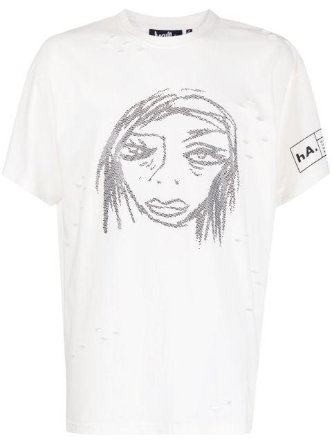 Caught My Eye studded T-shirt by HACULLA