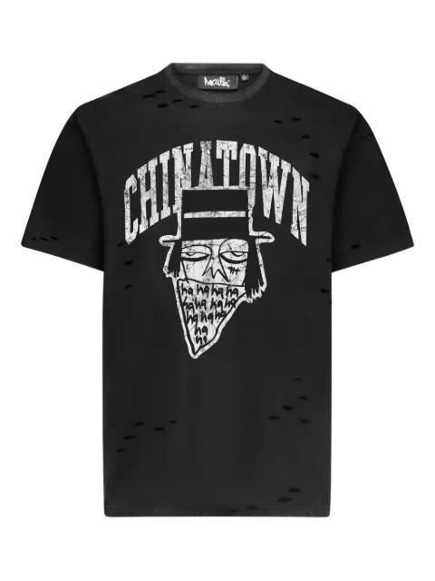Chinatown distressed T-shirt by HACULLA