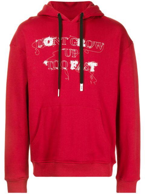 Don't Grow Up Too Fast cotton hoodie by HACULLA