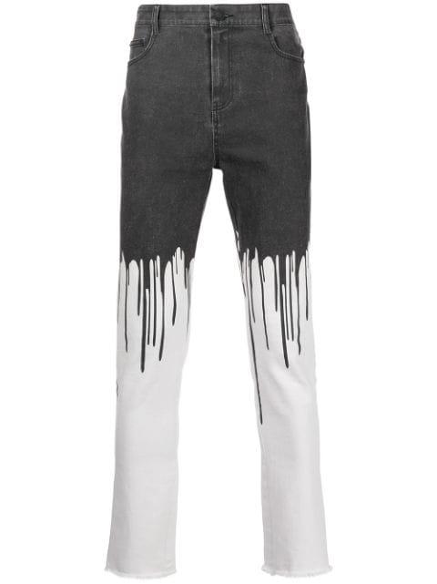 Dripping mid-rise skinny jeans by HACULLA Dripping mid-rise skinny jeans by HACULLA