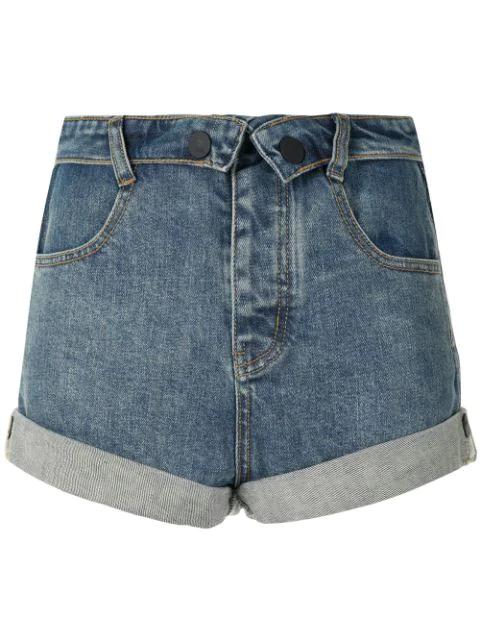 Fold denim shorts by HACULLA