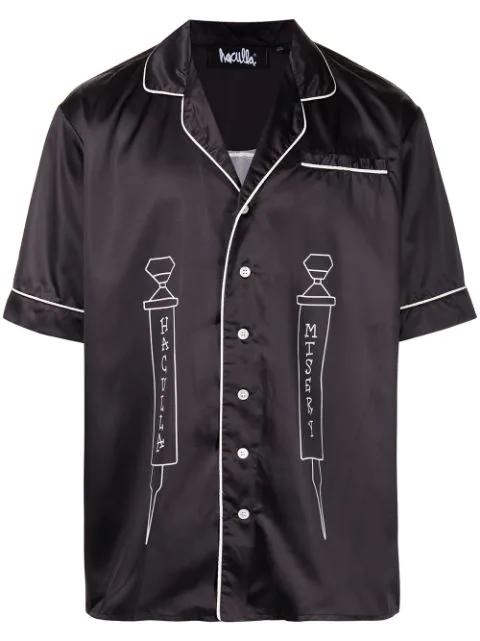 Haculla Misery contrast-trimmed shirt by HACULLA