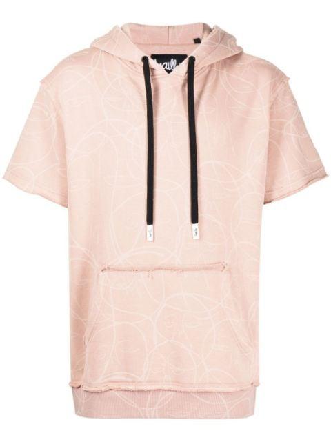 Laser short-sleeve hoodie by HACULLA