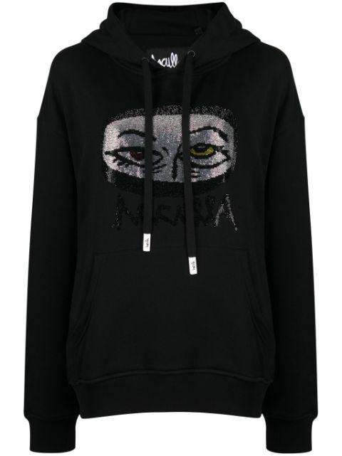 Man Eyes On You cotton hoodie by HACULLA