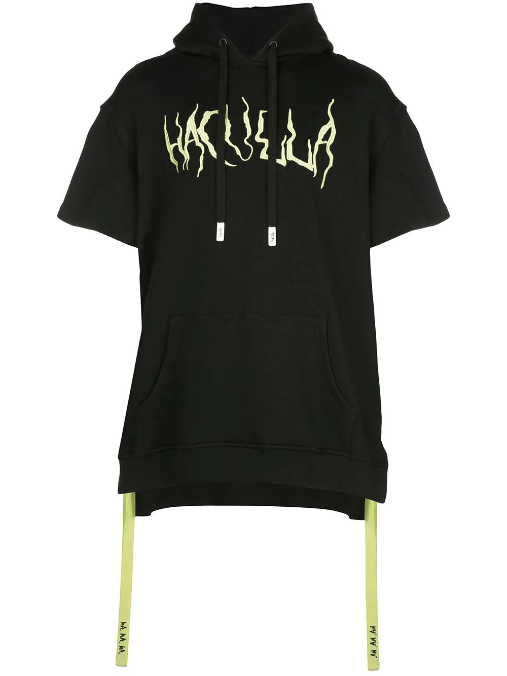 Masked Pins short sleeved hoodie by HACULLA