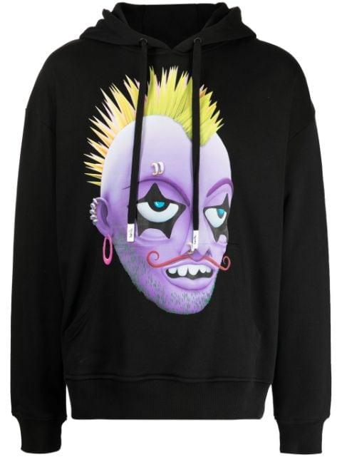 Moe graphic-print hoodie by HACULLA