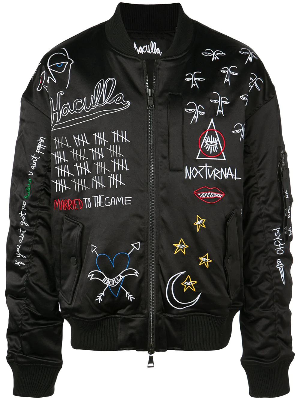 Nocturnal bomber jacket by HACULLA