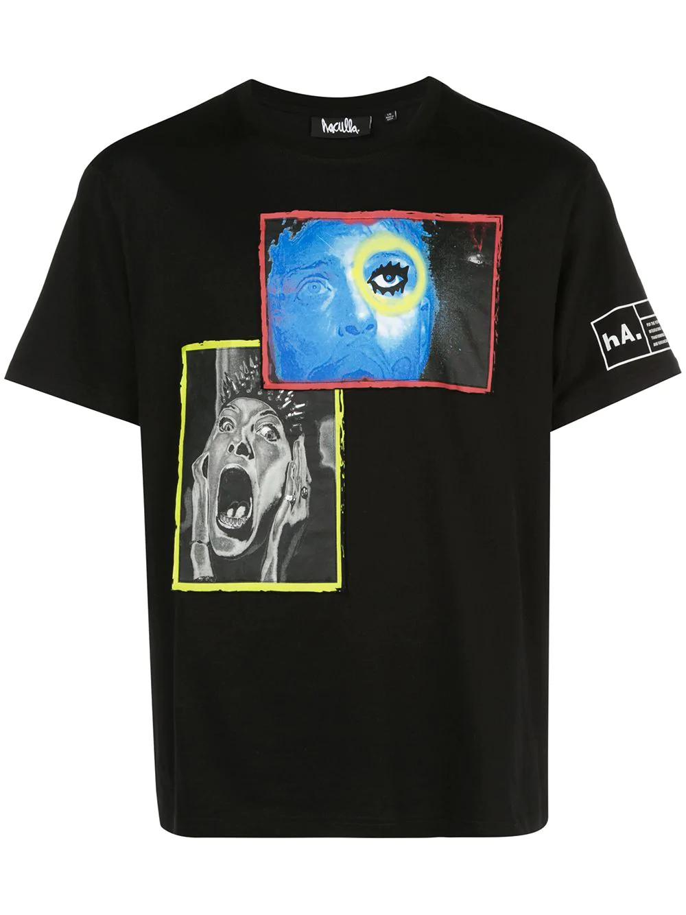 Overlap Standard graphic T-shirt by HACULLA