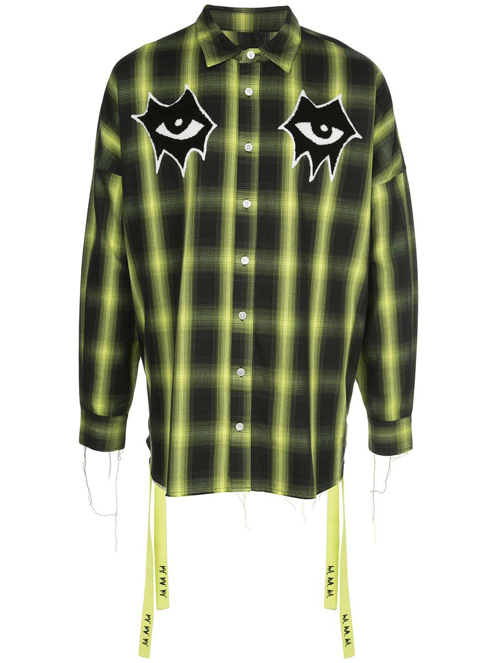Signature Eyes checked shirt by HACULLA