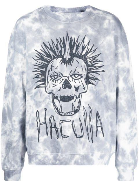 Spike Head print sweater by HACULLA