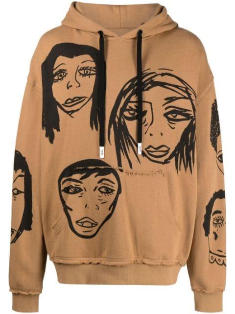 They're Watching cotton hoodie by HACULLA