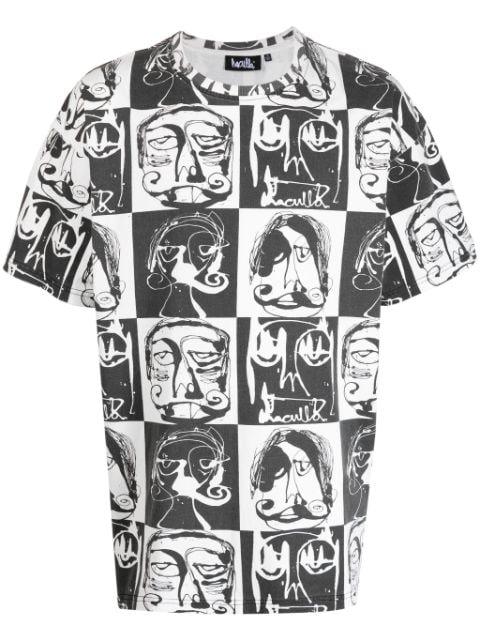 This Is Chess checked T-shirt by HACULLA