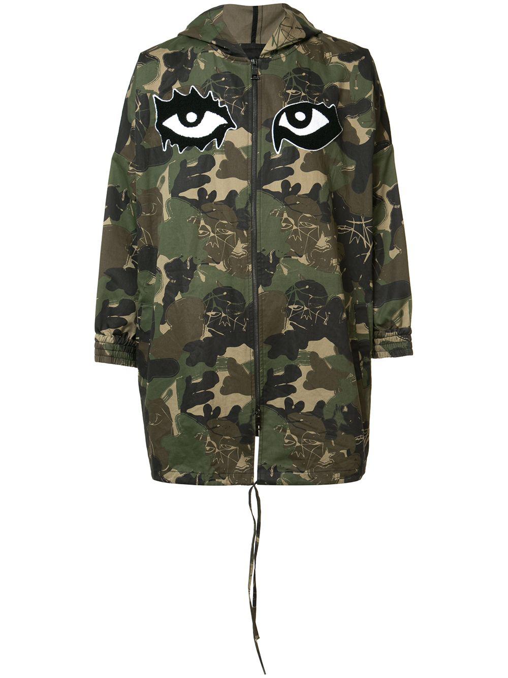 camouflage print coat by HACULLA